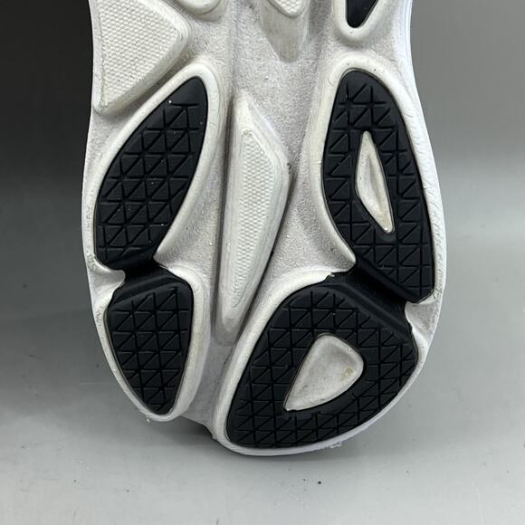 Hoka One One Bondi 8 Running Shoes Men Size 10 D Black White Comfort Sneakers - Picture 9 of 12